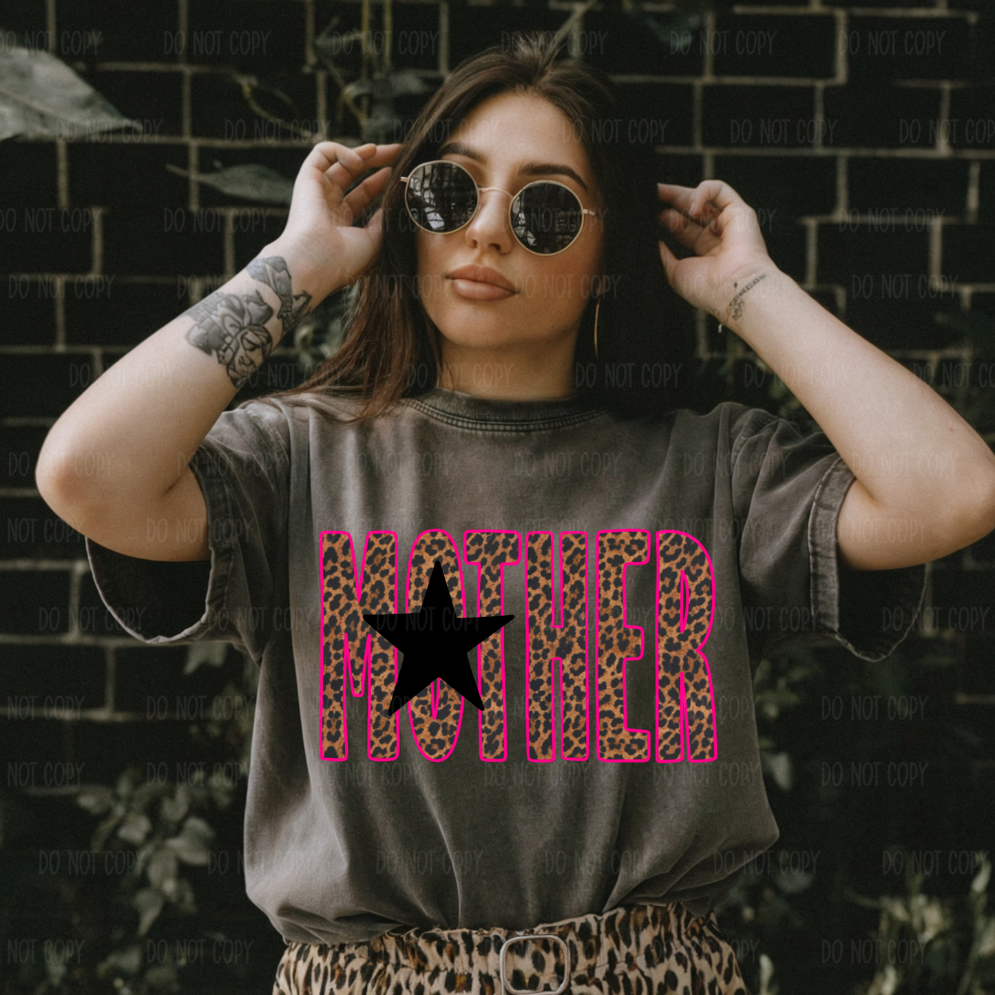 Leopard Mother Tee or Sweatshirt