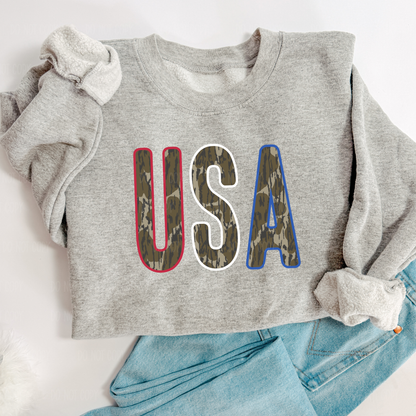 Camo USA Single Print DTF Transfer