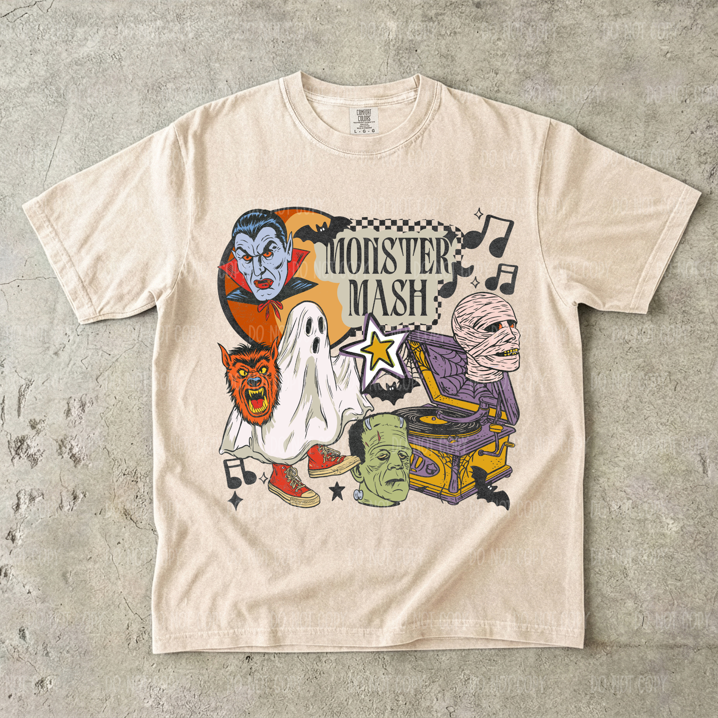 Vintage Monster Mash Tee or Sweatshirt