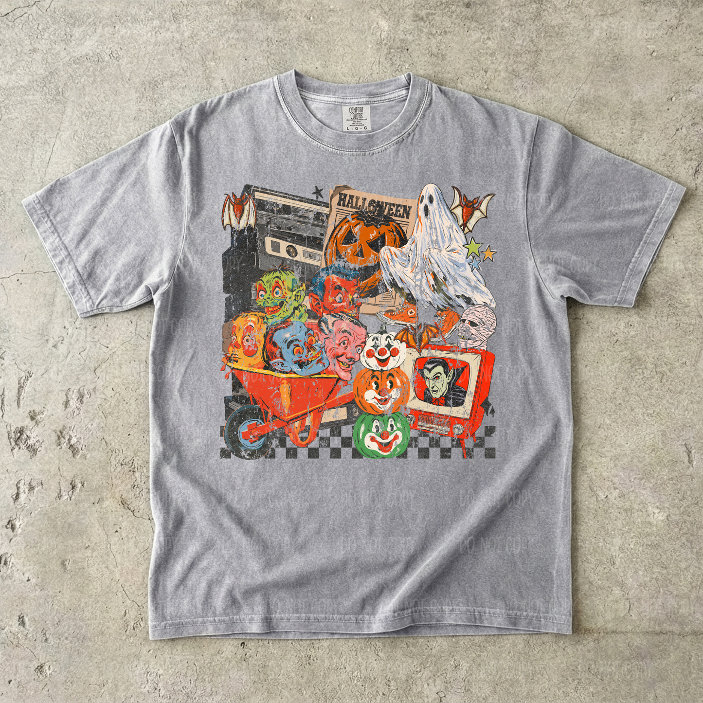 Vintage Halloween Tee or Sweatshirt