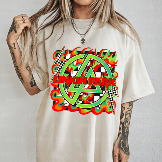 Neon L!nkin Park Single Print DTF Transfer