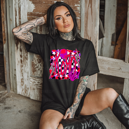 Neon K0rn Single Print DTF Transfer