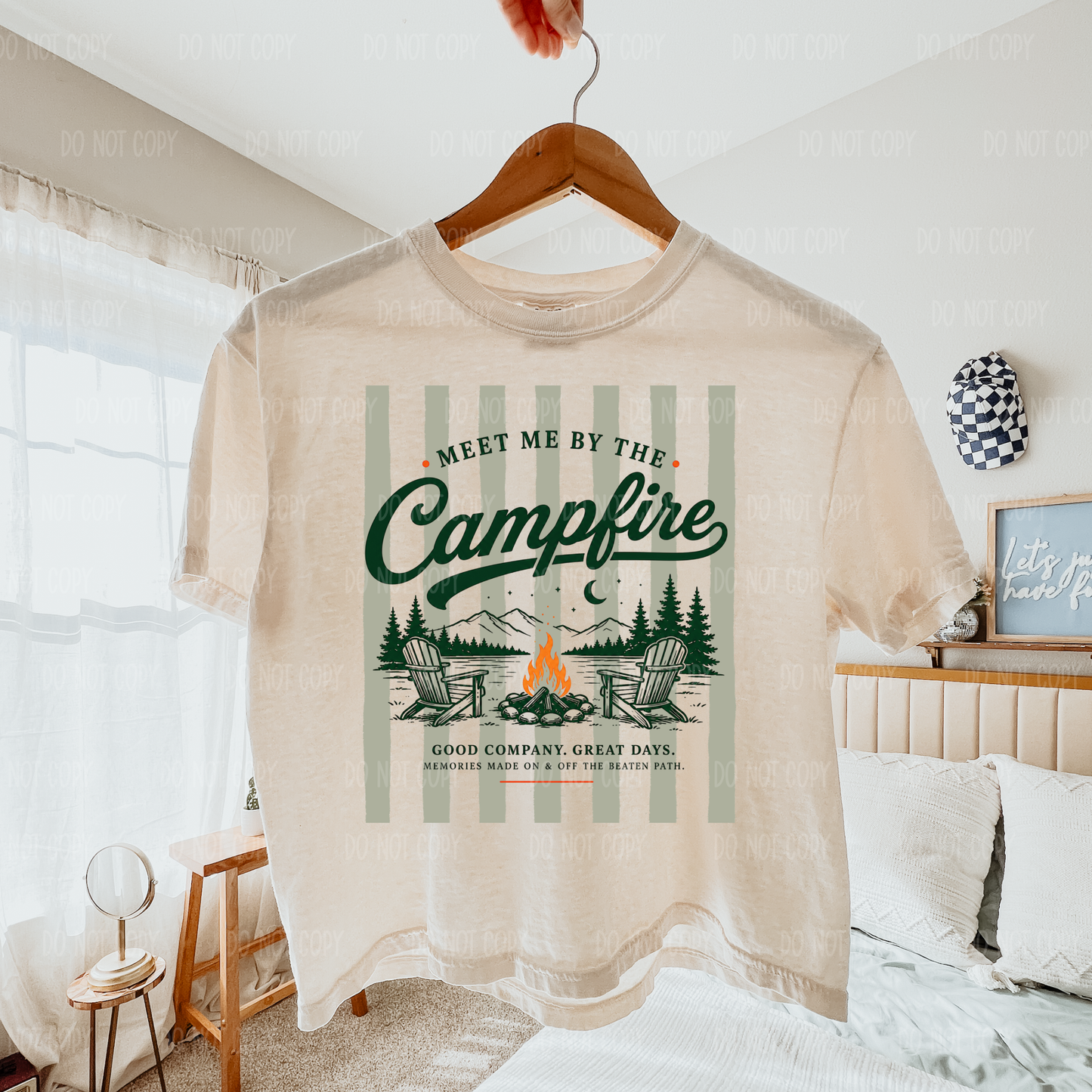 Meet Me At The Campfire Single Print DTF Transfer