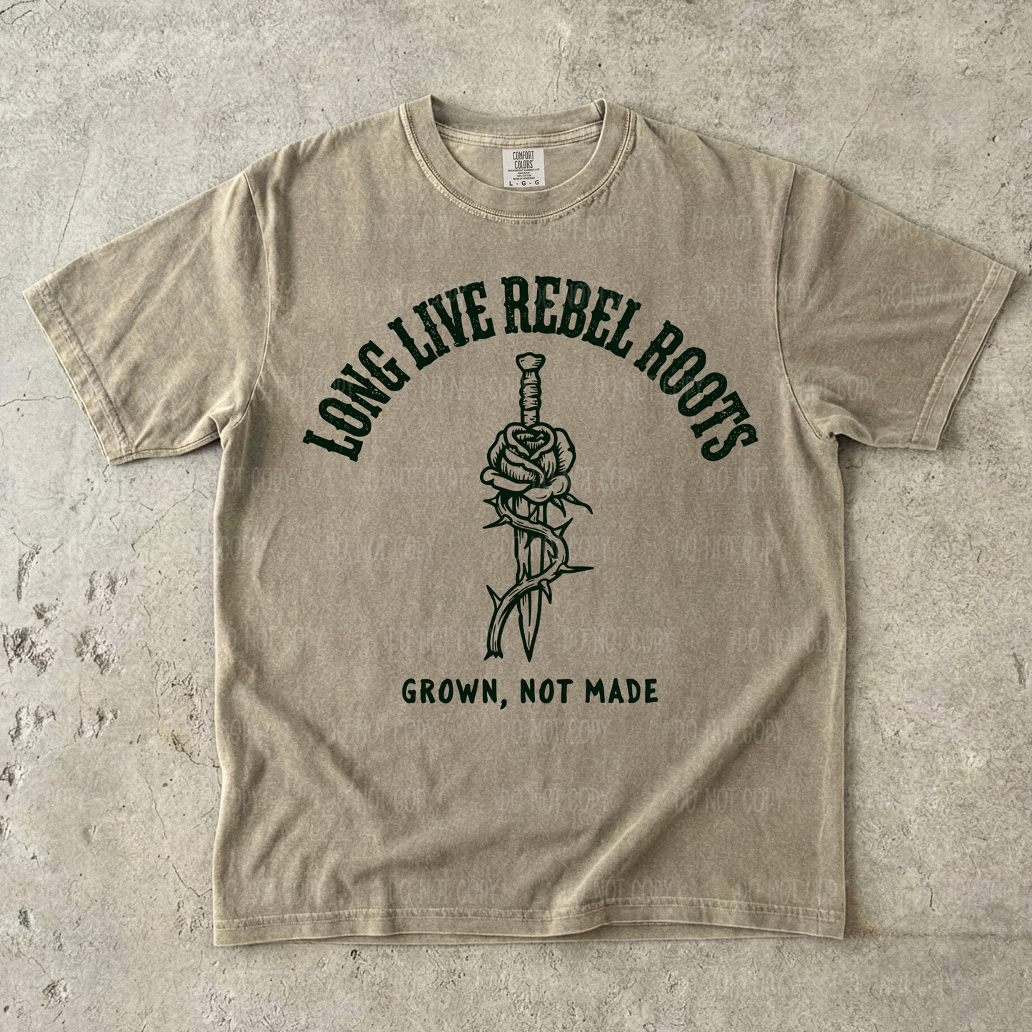 Long Live Rebel Roots Tee Or Sweatshirt