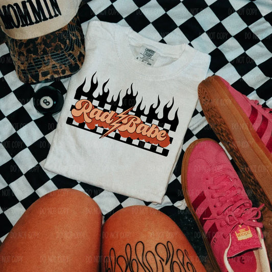 Rad Babe Tee Or Sweatshirt