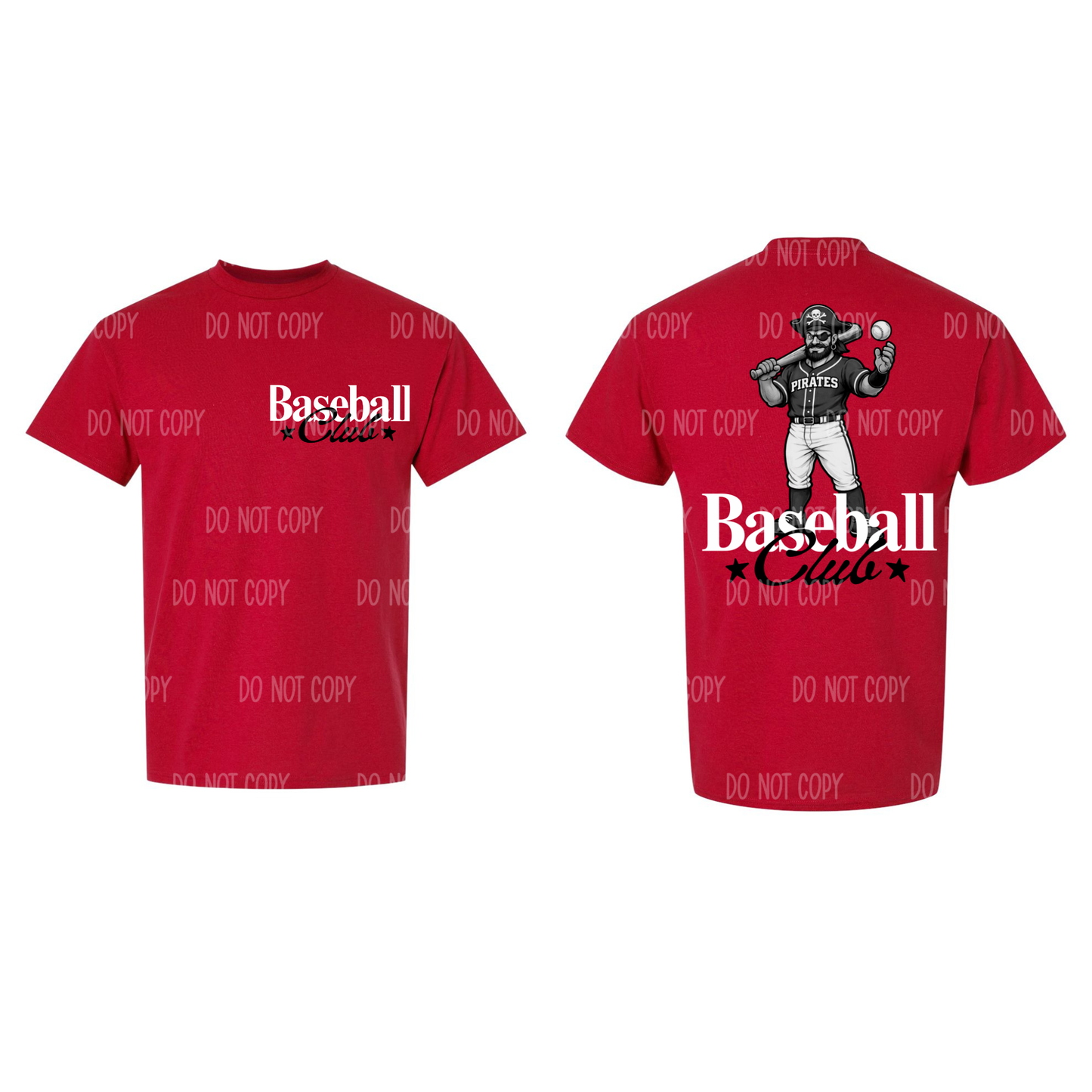 Baseball Club Tee or Sweatshirt