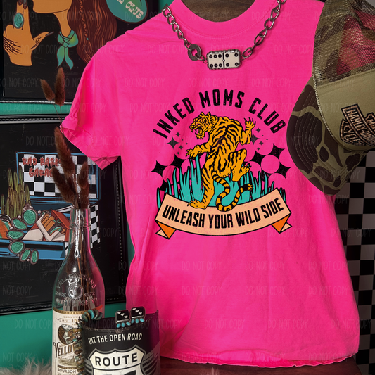 Ink'd Moms Club Single Print DTF Transfer