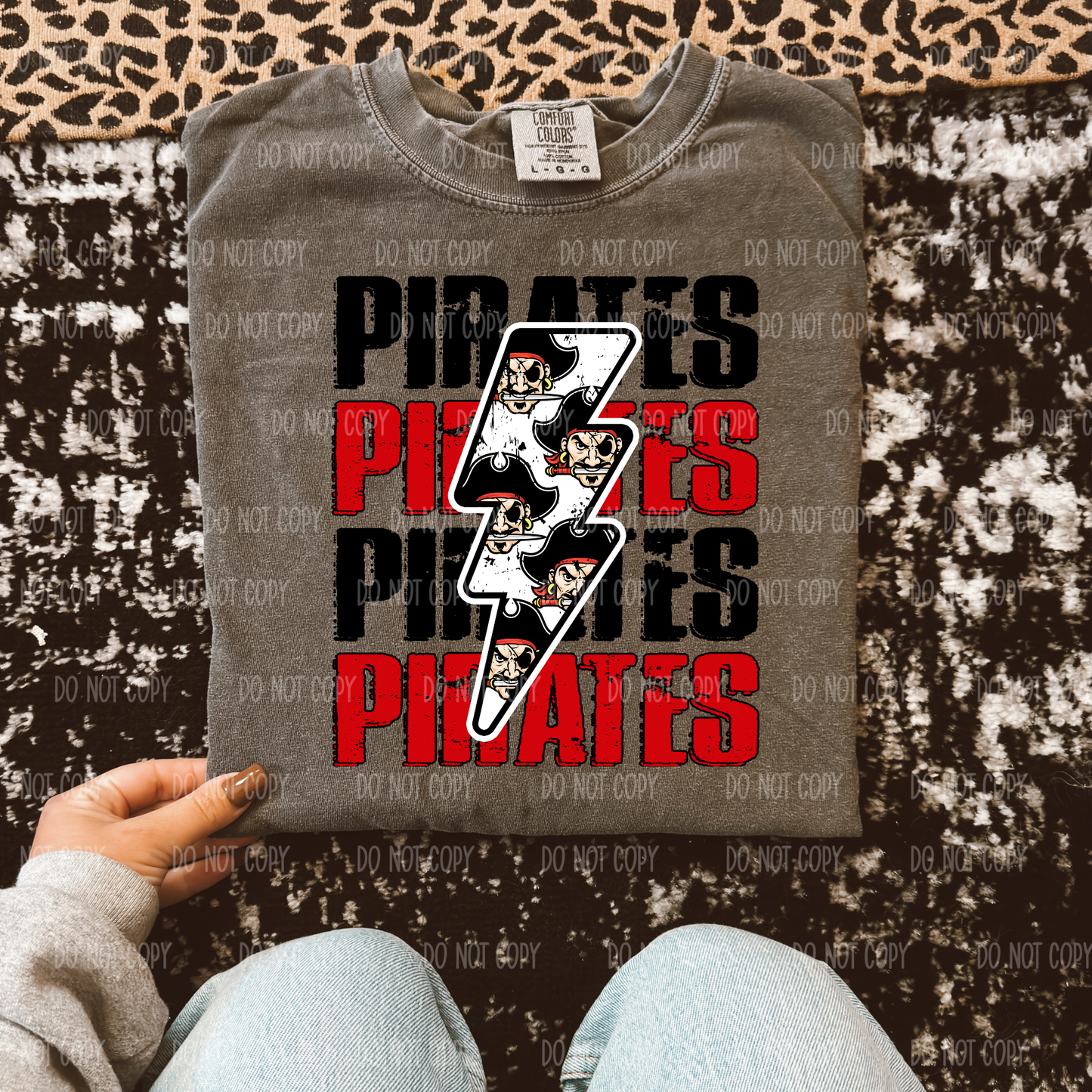 Lightening Pirate Mascot