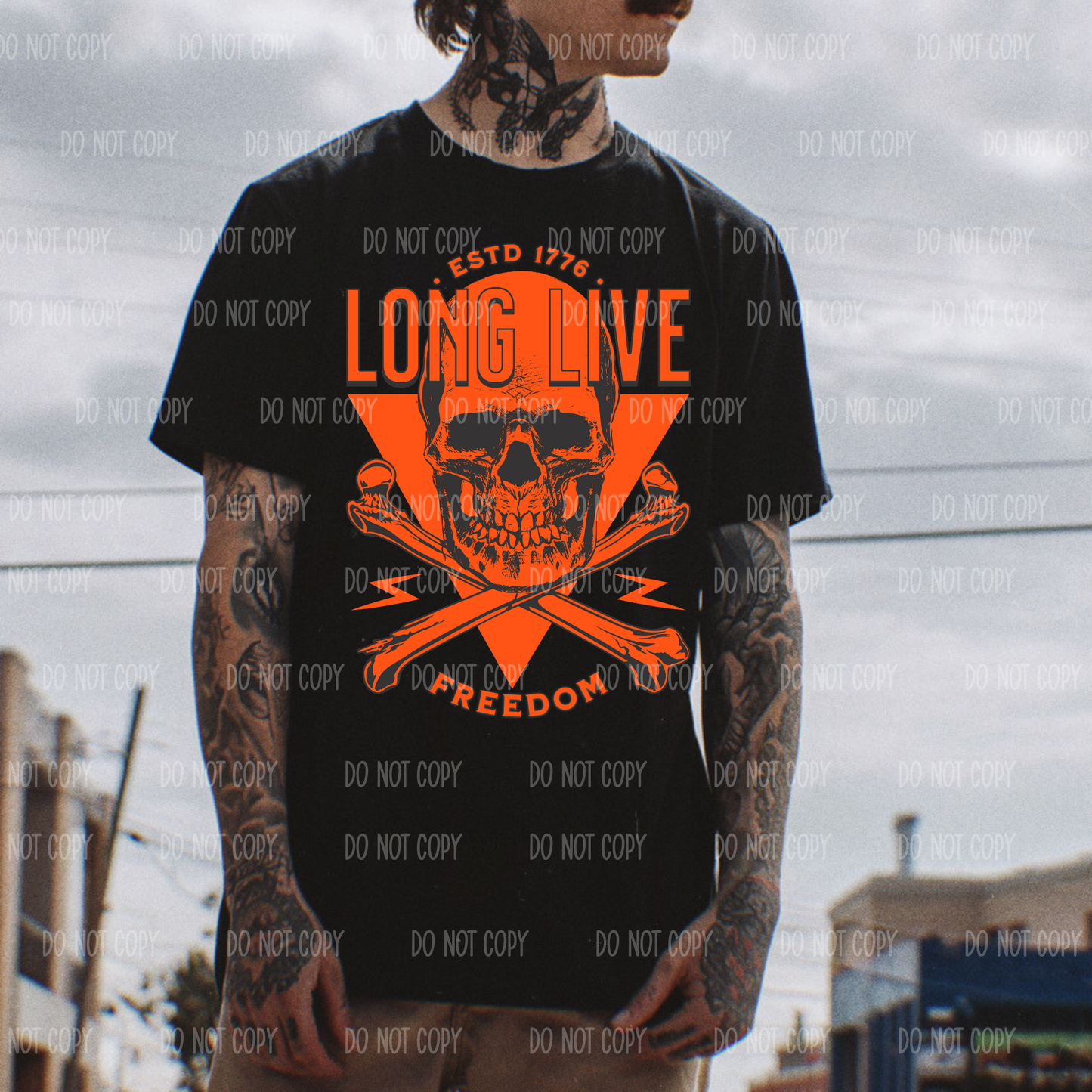 Long Live Freedom Single Print DTF Transfer