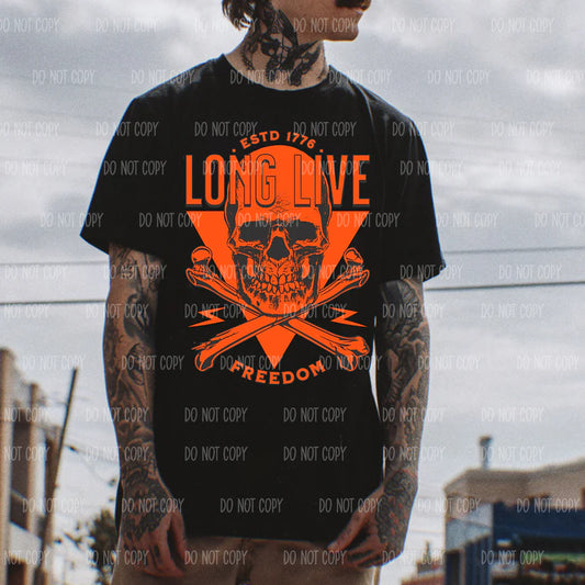 Long Live Freedom Comfort Colors Tee