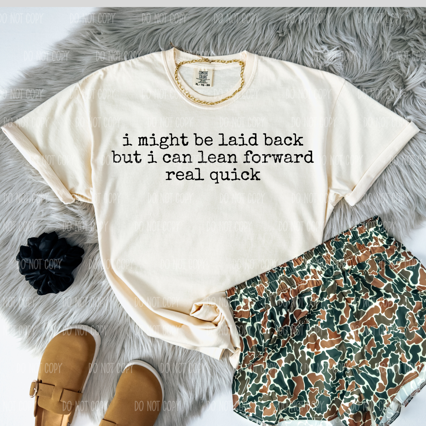 I Might Be Laid Back Single Print DTF Transfer