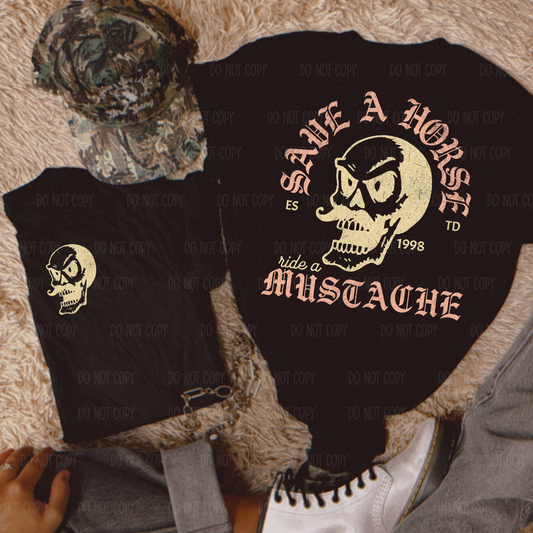 Save A Horse (Back) Single Print DTF Transfer