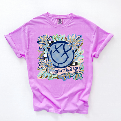 Floral Bl!nk Tee Or Sweatshirt