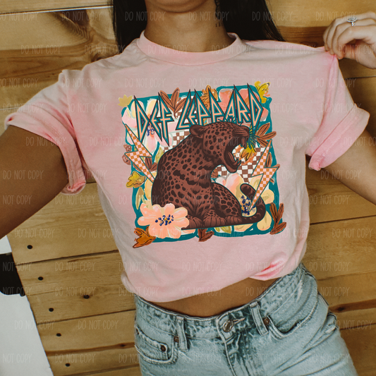 Floral Def Lep Single Print DTF Transfer