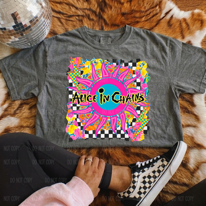 Neon Al!ce Single Print DTF Transfer
