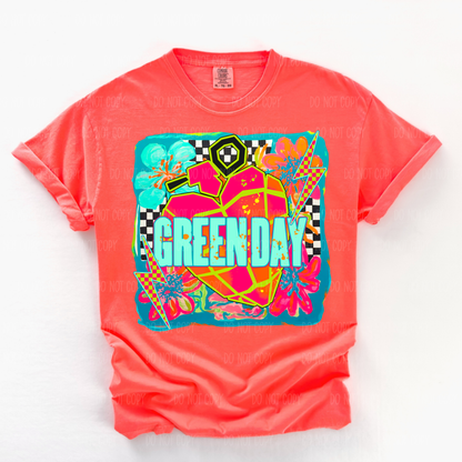Neon Greend@y Single Print DTF Transfer