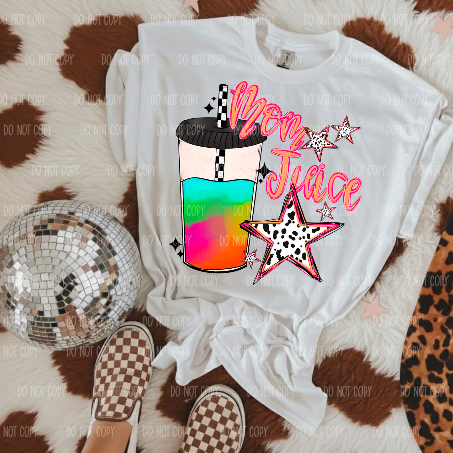 Mom Juice Loaded Tea Single Print DTF Transfer