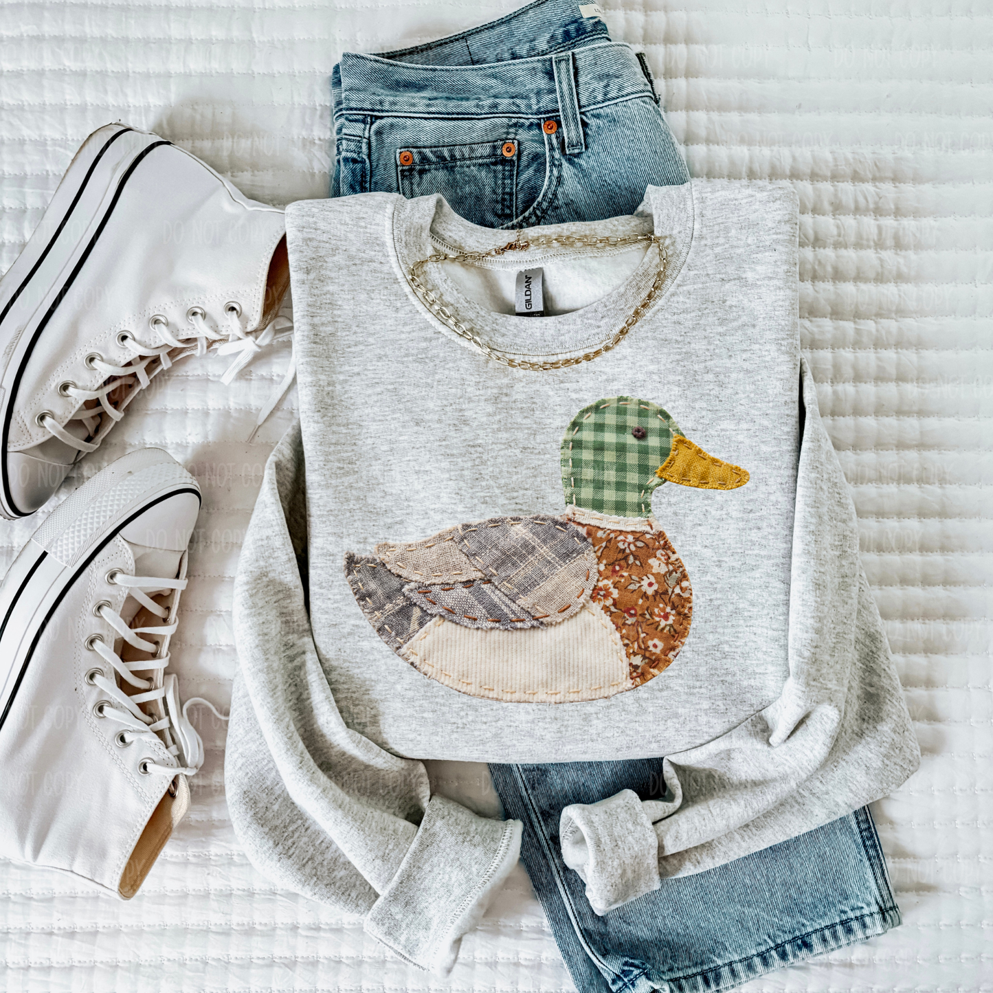 Patchwork Duck Sweatshirt