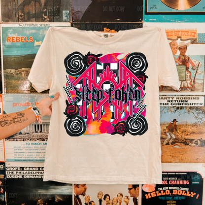 Neon Sleep T0k Single Print DTF Transfer
