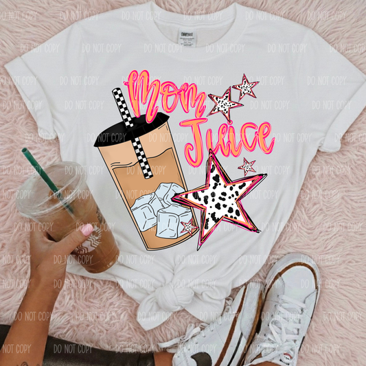 Mom Juice Coffee Single Print DTF Transfer