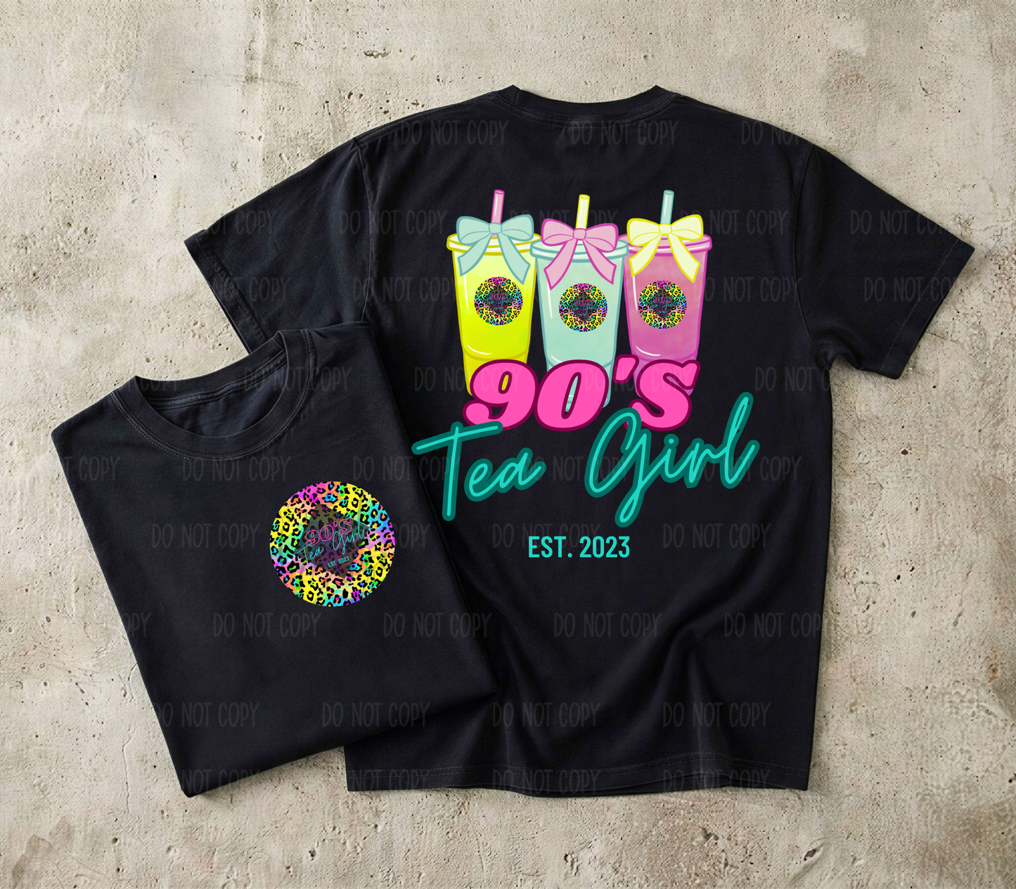 90's Tea Girl Tee Or Sweatshirt