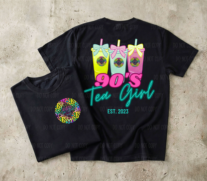 90's Tea Girl Tee Or Sweatshirt