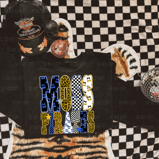 Trendy Moss Pirates Tee Or Sweatshirt