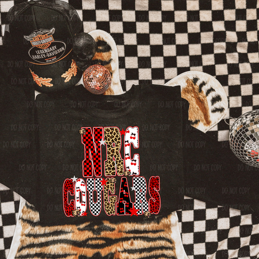 Trendy NRC Cougars Tee Or Sweatshirt