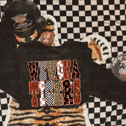 Wewoka Tigers Single Print DTF Transfer