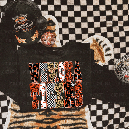 Wewoka Tigers Single Print DTF Transfer