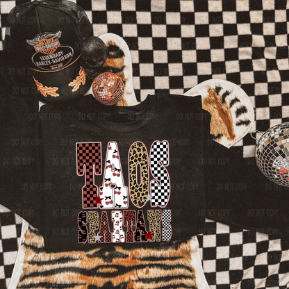 Trendy Taos Spartans Tee Or Sweatshirt