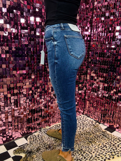 The Rosalie Destroyed Skinny Jeans