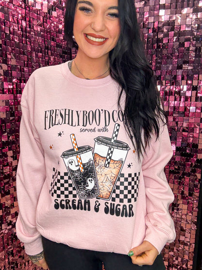 Freshly Boo'd Coffee Tee Or Sweatshirt