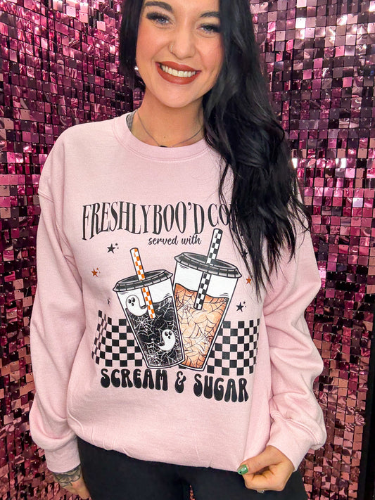 Freshly Boo'd Coffee Tee Or Sweatshirt