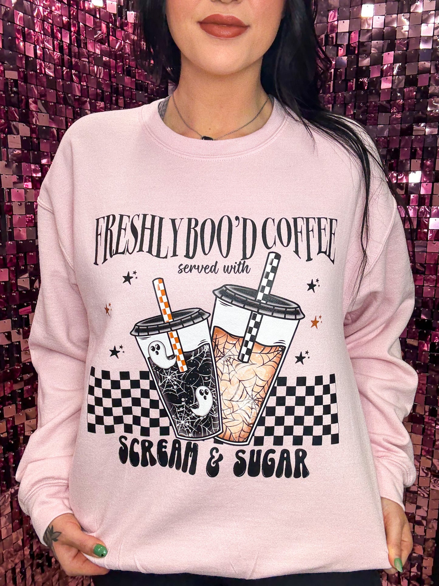 Freshly Boo'd Coffee Tee Or Sweatshirt