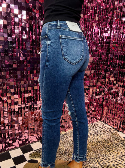 The Rosalie Destroyed Skinny Jeans
