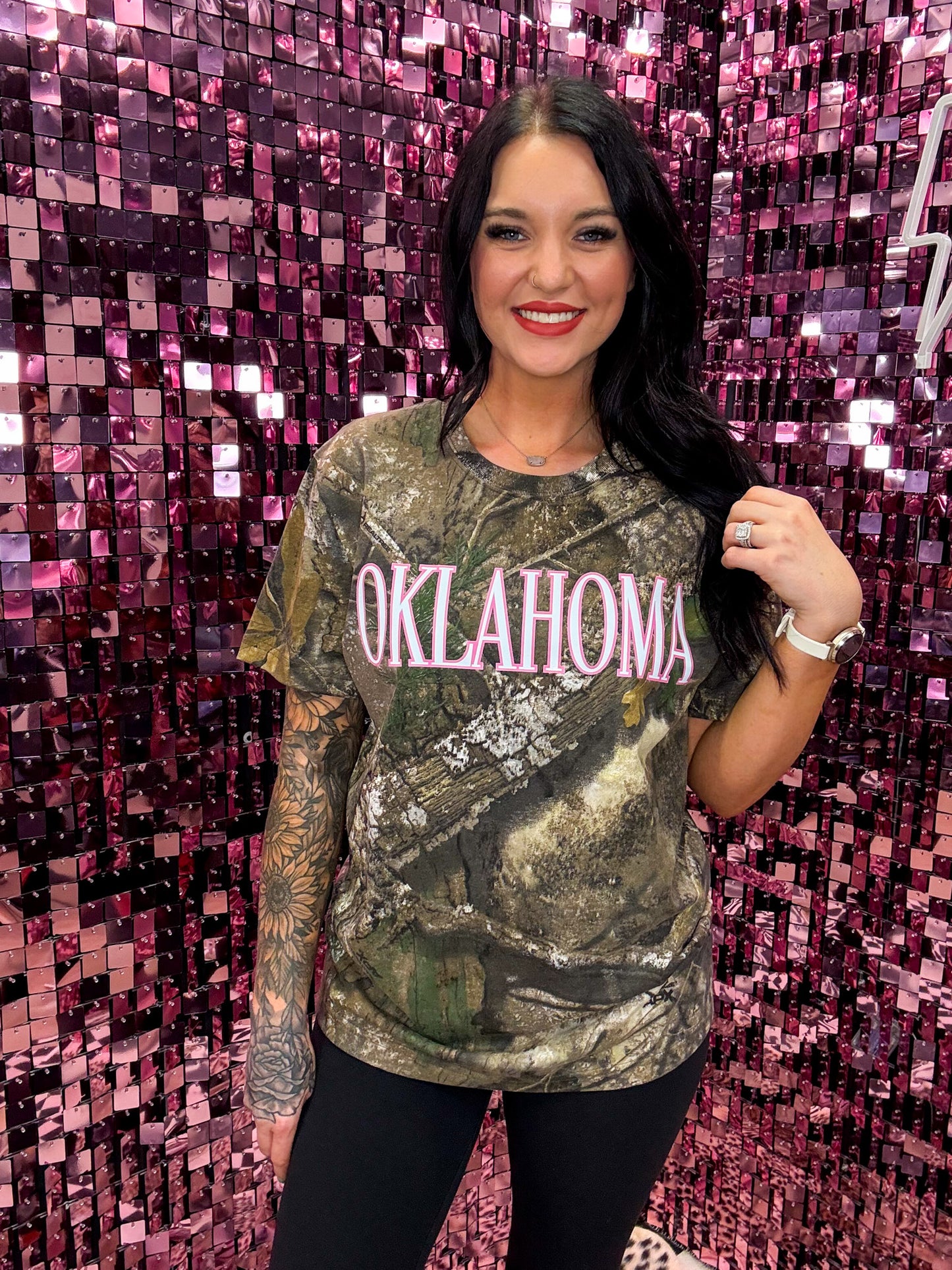 Oklahoma Realtree Camo Tee