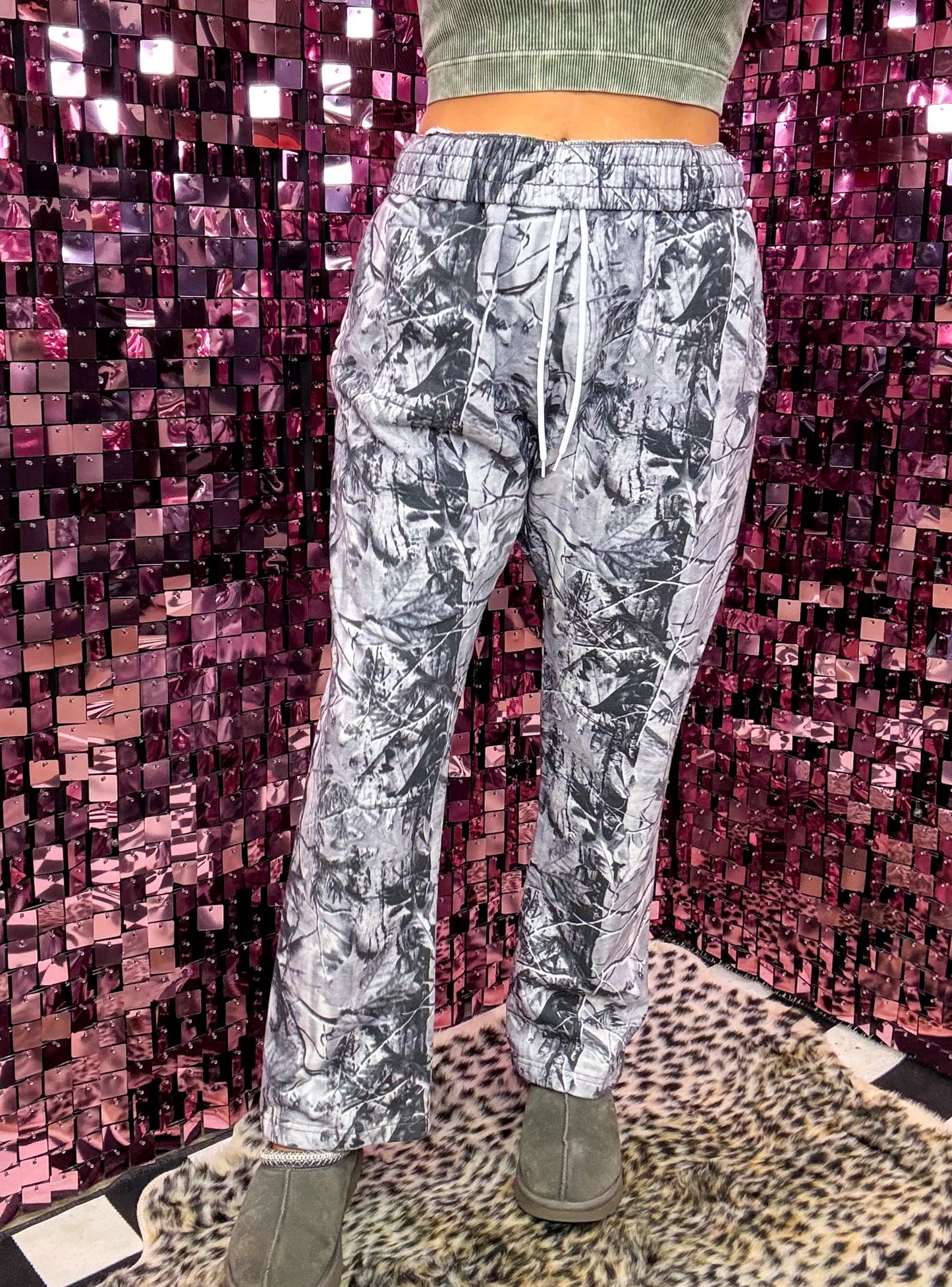 The Cozy Weekender Camo Sweatpants