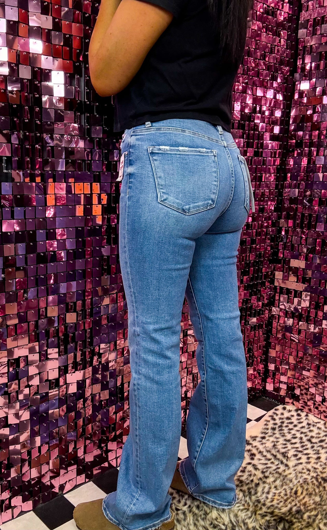 The Blaklee Tummy Control High Rise Straight Jeans