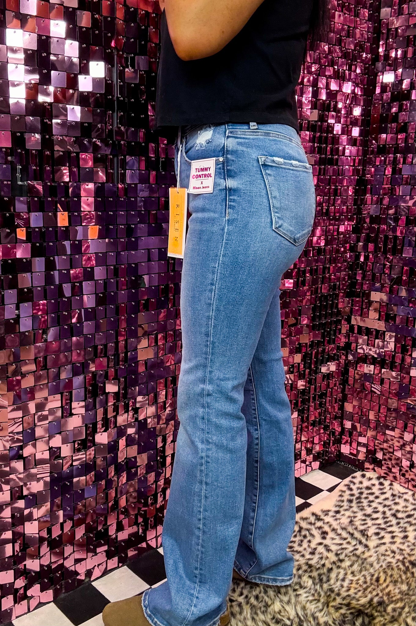 The Blaklee Tummy Control High Rise Straight Jeans