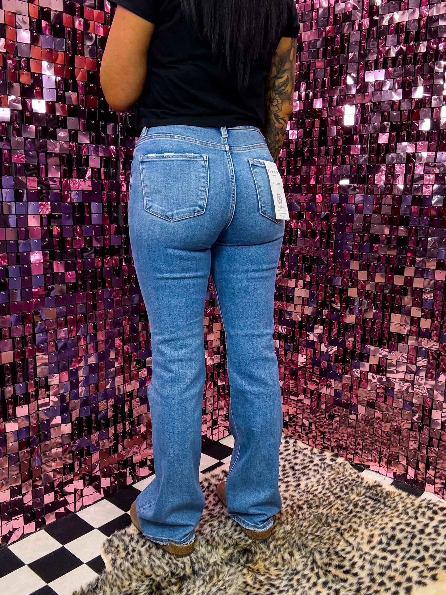 The Blaklee Tummy Control High Rise Straight Jeans