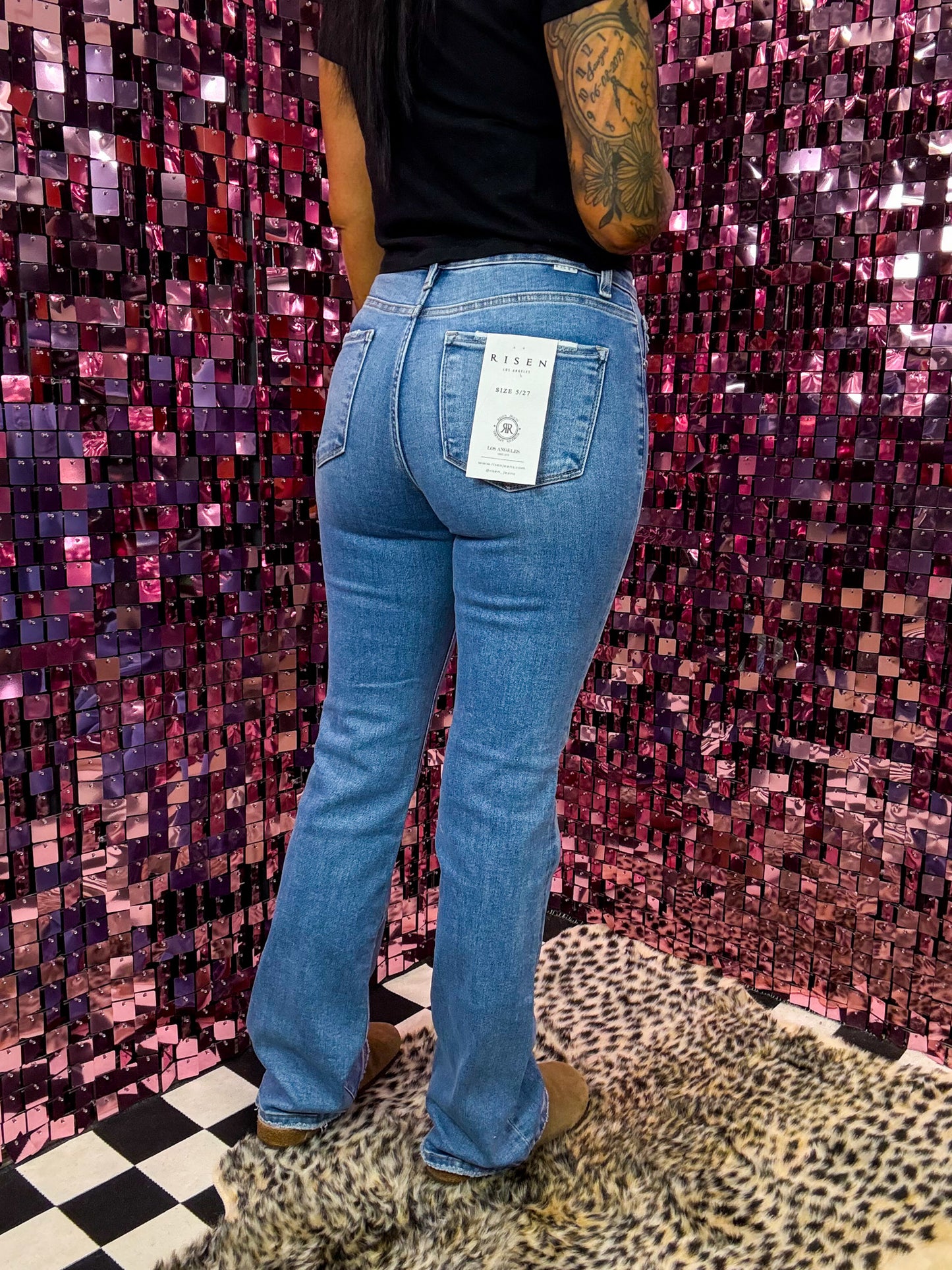 The Blaklee Tummy Control High Rise Straight Jeans