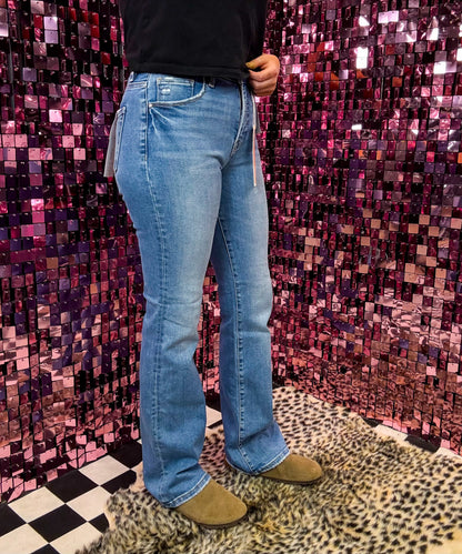 The Blaklee Tummy Control High Rise Straight Jeans