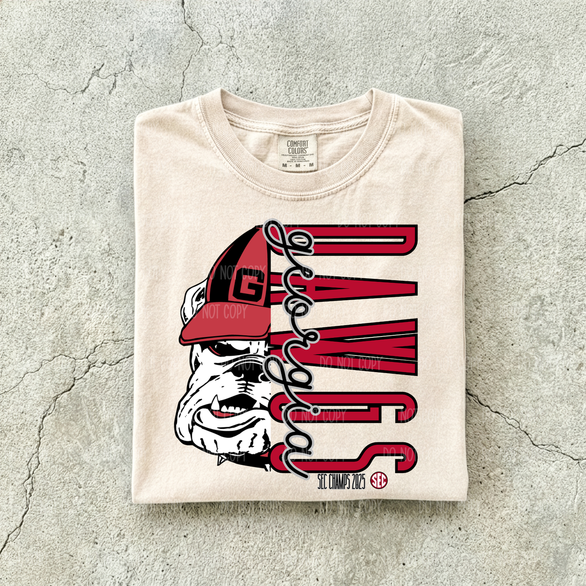 Red Dawgs Single Print DTF Transfer