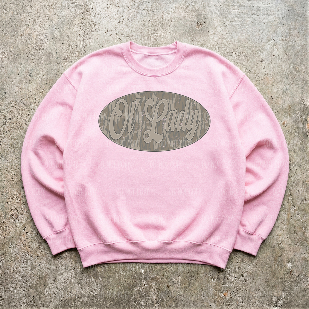 Camo Ol Lady Tee or Sweatshirt