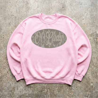 Camo Ol Lady Tee or Sweatshirt