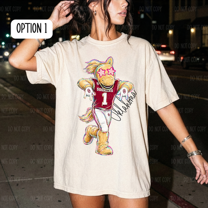 Crimson Oklahoma Tee Or Sweatshirt