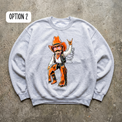 Orange Oklahoma Option 2 Single Print DTF Transfer