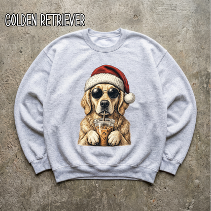 Christmas Coffee Doggie Sweatshirt