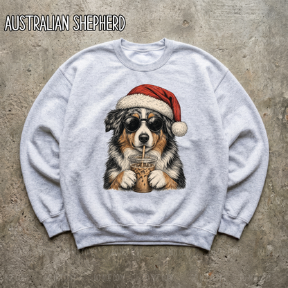 Christmas Coffee Doggie Sweatshirt
